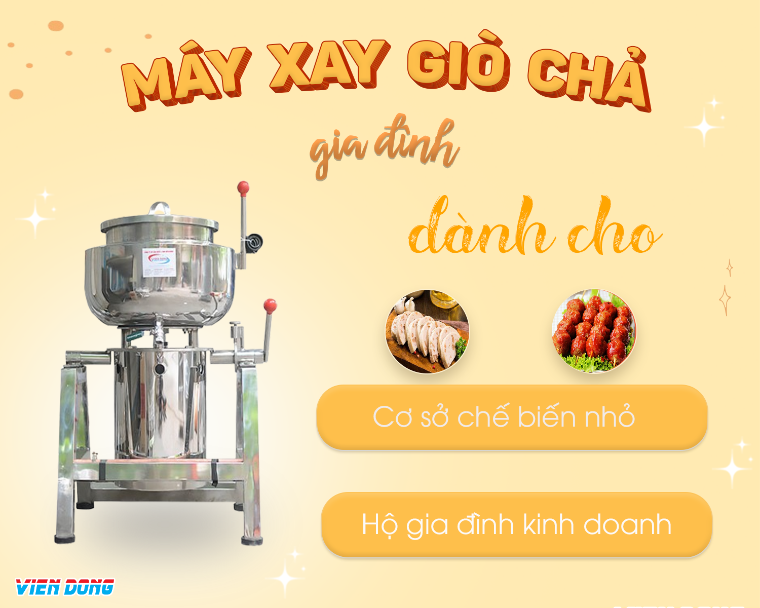 máy xay chả cá