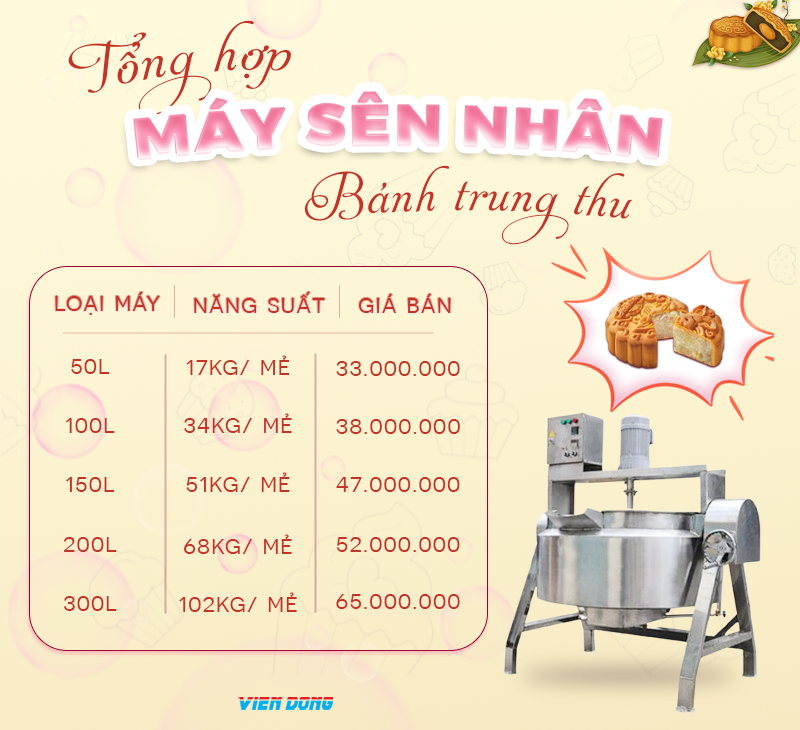 máy sên nhân trung thu