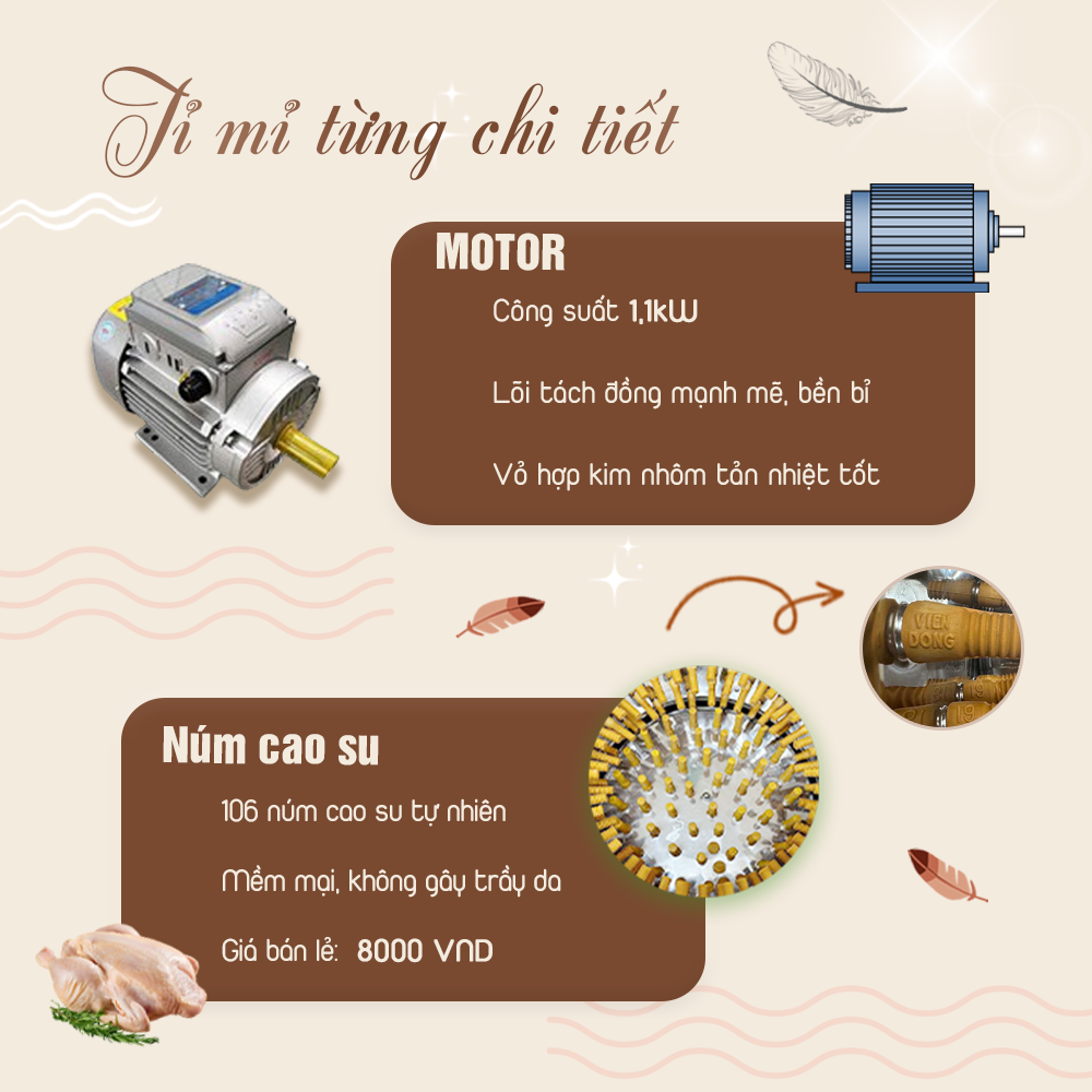 máy vặt lông gà giá rẻ