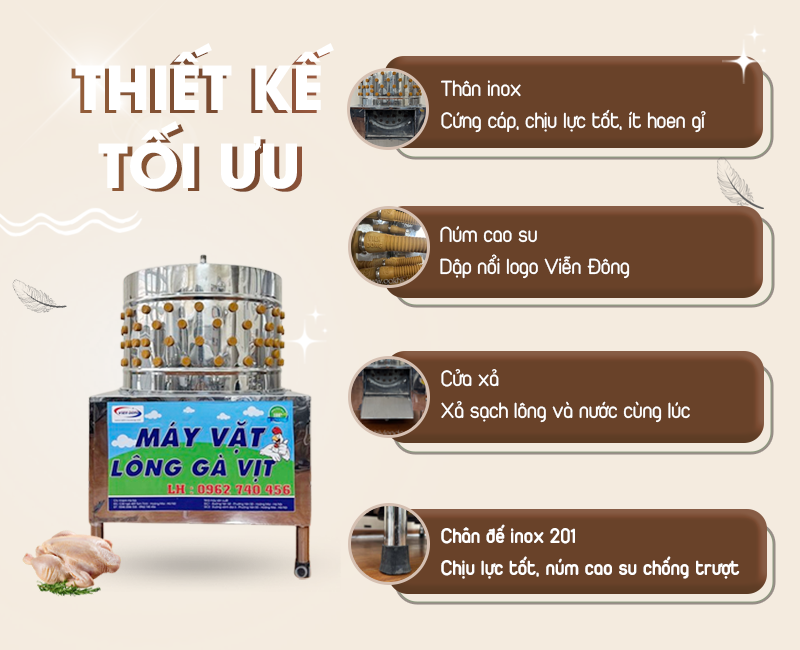 máy vặt lông gà giá rẻ