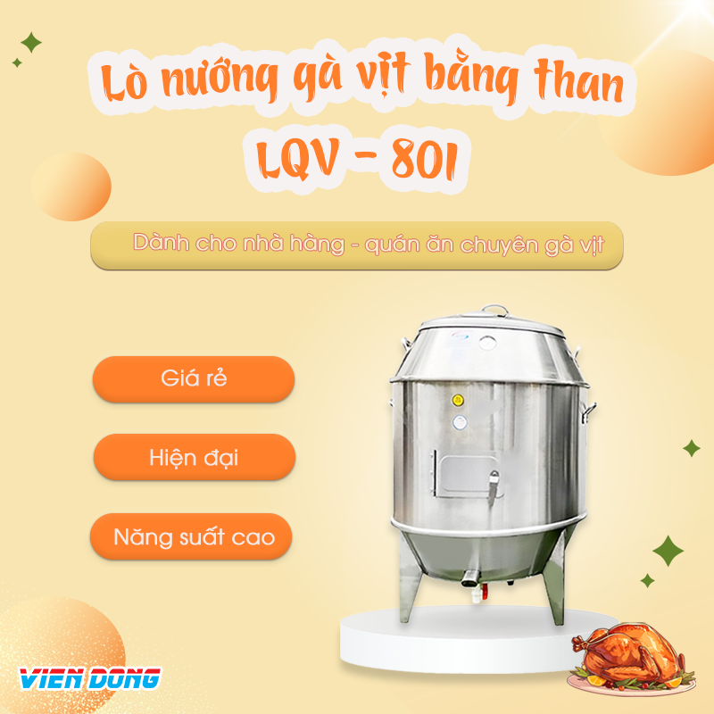 lò nướng gà vịt bằng than