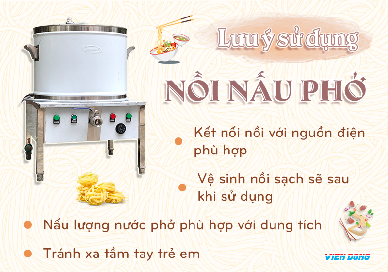 Nồi nấu phở inox bằng điện