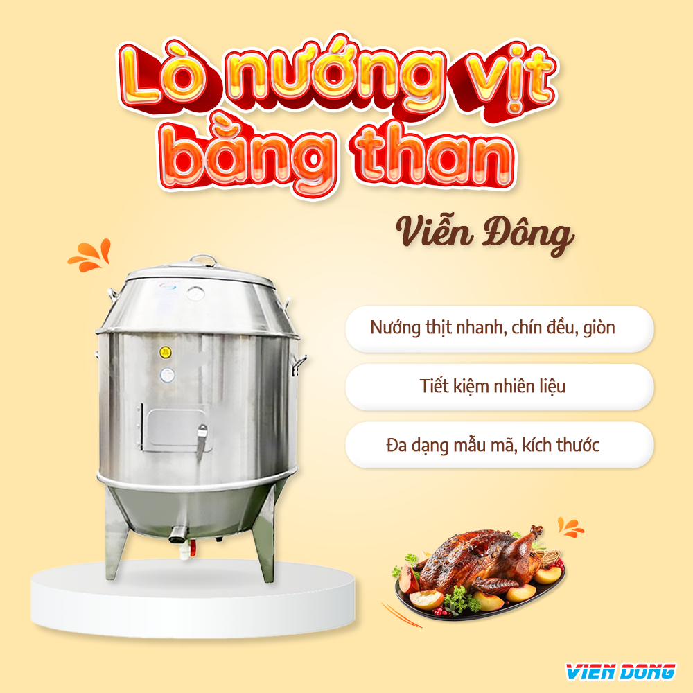 lò nướng gà vịt bằng than