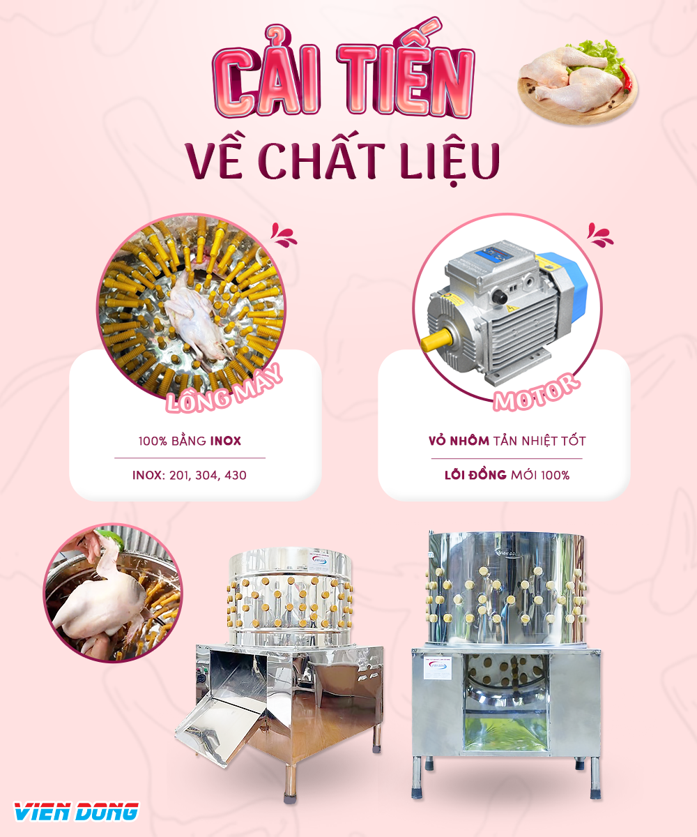 Máy vặt lông gà vịt