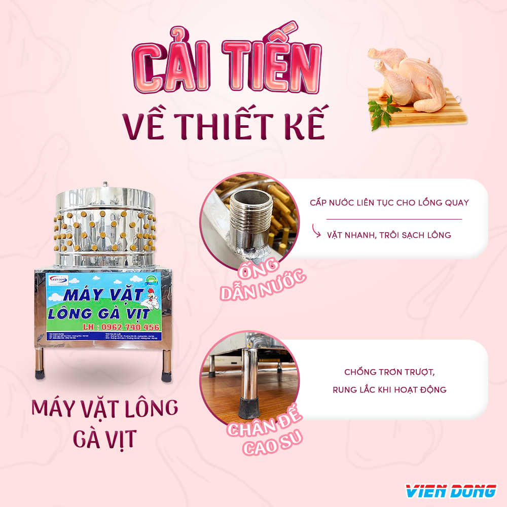 Máy vặt lông gà vịt